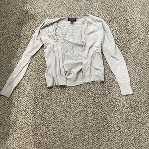 Tan button up cardigan (small)